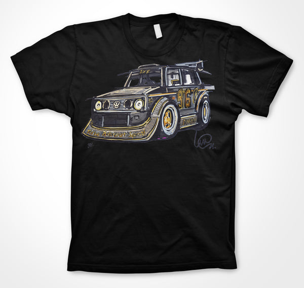 Volkswagen Golf 'Berg Cup' Forge Motorsport #ContinuousCar Unisex T-shirt