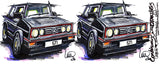 VW Volkswagen Golf GTi's #ContinuousCar | Mug