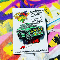 Ford Escort MK1 | Green & Black | Limited edition enamel pin badge |  25 only
