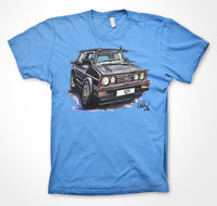 Volkswagen Golf GTi #ContinuousCar Unisex T-shirt