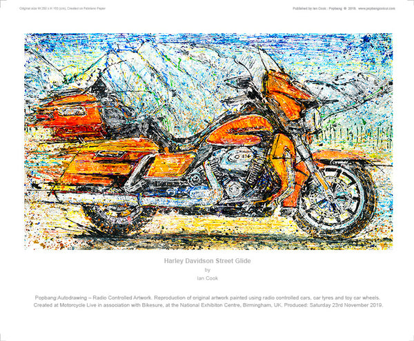 Harley Davidson Street Glide - POPBANGCOLOUR Shop