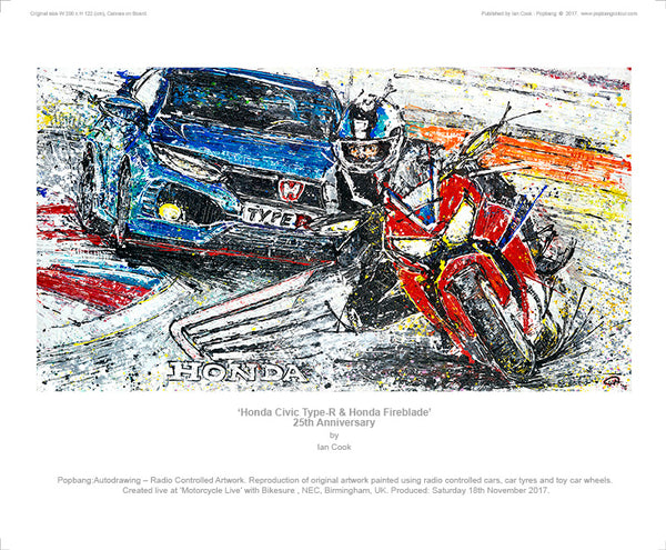 Honda Type-R and Honda Fireblade - POPBANGCOLOUR Shop