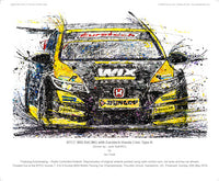 BTCC WIX RACING with Eurotech Honda Civic Type-R - Jack Goff #31 - POPBANGCOLOUR Shop