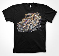 Volkswagen Beetle 'Herbie' #ContinuousCar Unisex T-shirt