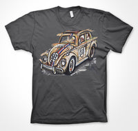 Volkswagen Beetle 'Herbie' #ContinuousCar Unisex T-shirt