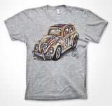 Volkswagen Beetle 'Herbie' #ContinuousCar Unisex T-shirt