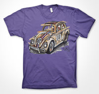Volkswagen Beetle 'Herbie' #ContinuousCar Unisex T-shirt