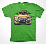 Honda Civic Type-R  #ContinuousCar Unisex T-shirt