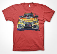 Honda Civic Type-R  #ContinuousCar Unisex T-shirt