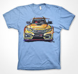 Honda Civic Type-R  #ContinuousCar Unisex T-shirt
