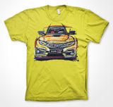 Honda Civic Type-R  #ContinuousCar Unisex T-shirt