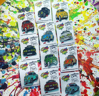 VW "Baloo the Beetle" orange enamel pin badge - |only 1 remaining