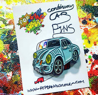 Porsche 356 - Silver | Limited edition enamel pin badge - | Only 1 remaining