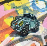 Porsche 356 - Silver | Limited edition enamel pin badge - | Only 1 remaining