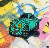 Porsche 356 - light green | Limited edition enamel pin badge - | Very low stock