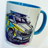 Ford RS200 & Ford Mustang Police cars  #ContinuousCar | Mug