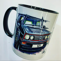 VW Volkswagen Golf GTi's #ContinuousCar | Mug