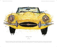 Jaguar E-Type - POPBANGCOLOUR Shop