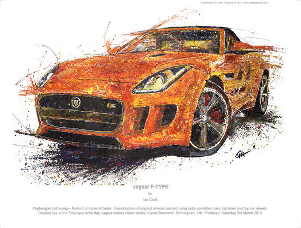 Jaguar F-Type - POPBANGCOLOUR Shop