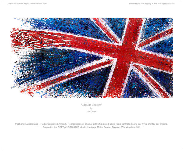 Jaguar Leaper Union Flag - POPBANGCOLOUR Shop