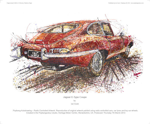 Jaguar E-Type Coupe - POPBANGCOLOUR Shop