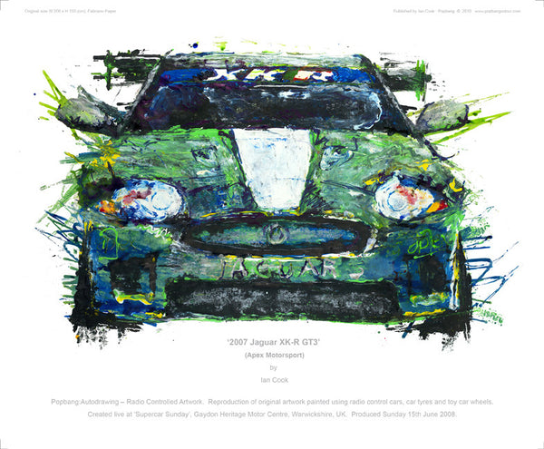 Jaguar XK-R GT3 2007 (Apex Motorsport) - POPBANGCOLOUR Shop