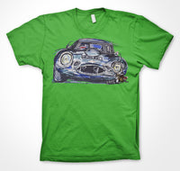 Jaguar E-Type Lightweight #ContinuousCar Unisex T-shirt