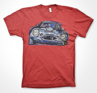 Jaguar E-Type Lightweight #ContinuousCar Unisex T-shirt