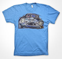 Jaguar E-Type Lightweight #ContinuousCar Unisex T-shirt