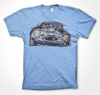 Jaguar E-Type Lightweight #ContinuousCar Unisex T-shirt