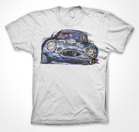 Jaguar E-Type Lightweight #ContinuousCar Unisex T-shirt