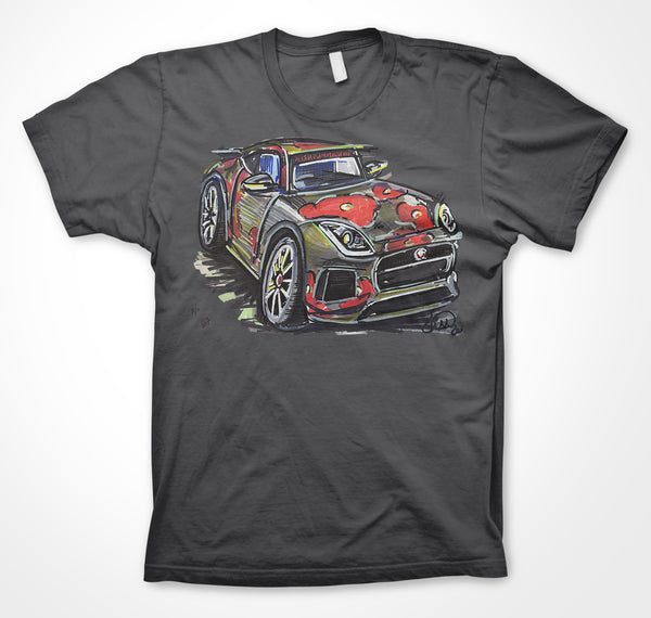 Jaguar F-TYPE ' Poppy Car'  Mission Motorsport #ContinuousCar Unisex T-shirt