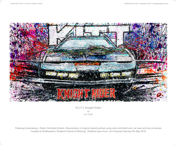 ‘K.I.T.T. Knight Rider’ - POPBANGCOLOUR Shop