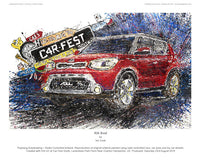 KIA Soul - (red) C4R FEST South - POPBANGCOLOUR Shop