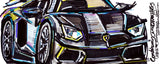 Lamborghini Aventador - (Letterbox view) | #ContinuousCar |  Mug