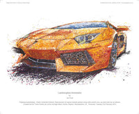 Lamborghini Aventador - POPBANGCOLOUR Shop