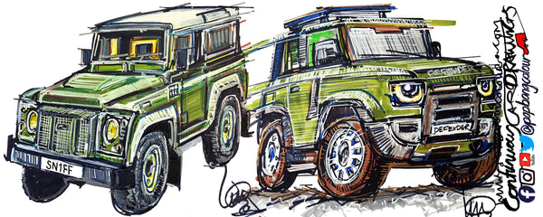 Land Rover Defender 90 & New Defender 90 | #ContinuousCar |  Mug