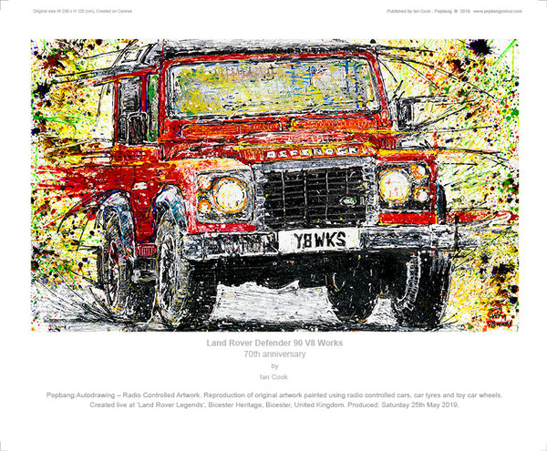 Land Rover Defender 90 V8 Works - POPBANGCOLOUR Shop