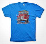 Land Rover Series Fire Tender #ContinuousCar Unisex T-shirt