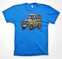 Land Rover Defender #ContinuousCar Unisex T-shirt