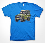 Land Rover Defender #ContinuousCar Unisex T-shirt