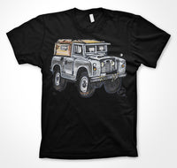 Land Rover Series IIa #ContinuousCar Unisex T-shirt