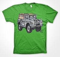 Land Rover Series IIa #ContinuousCar Unisex T-shirt