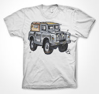 Land Rover Series IIa #ContinuousCar Unisex T-shirt