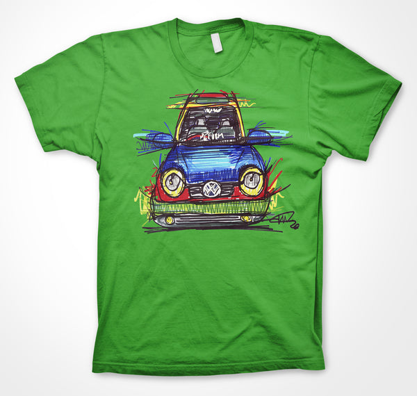 Volkswagen Harlequin Lupo  #ContinuousCar Unisex T-shirt