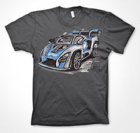 McLaren SENNA - Autovivendi & VMAX200 #ContinuousCar Unisex T-shirt