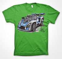 McLaren SENNA - Autovivendi & VMAX200 #ContinuousCar Unisex T-shirt
