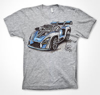 McLaren SENNA - Autovivendi & VMAX200 #ContinuousCar Unisex T-shirt
