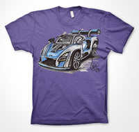 McLaren SENNA - Autovivendi & VMAX200 #ContinuousCar Unisex T-shirt