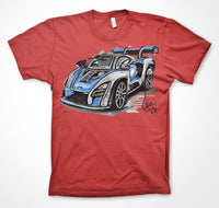 McLaren SENNA - Autovivendi & VMAX200 #ContinuousCar Unisex T-shirt